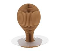 Milageto Espositore per cappelli e parrucche, modello di testa di manichino per parrucche da salone, gioielli, Marrone