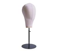 Milageto Espositore per cappelli, supporto per parrucche staccabile regolabile in altezza, espositore per testa di parrucche per asciugatura per stilisti