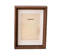 Milageto Espositore per medaglie in Legno da Collezione, Elegante, con Finestra Trasparente, Cornice per Foto, per Calcio, Ginnastica, Sport, Toppe, Spille, Style D