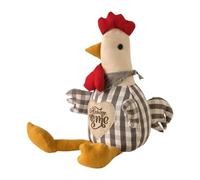 Milageto Fermaporta decorativo, facile da spostare, divertente e compatto, a forma di peluche, ideale per proteggere il pavimento dell'ufficio, Marrone