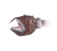 Milageto Figure Giocattolo di Rana pescatrice Creature del Mare Profondo Piccolo Ornamento Simulato Animale Marino Giocattolo Lanterna per Regalo Fidanzato per