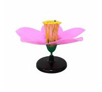 Milageto Fiore Pesco Aperto Modello Floreale Grande Centro Giallo Fiore Rosa per Studenti
