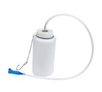 Milageto Flacone per spurgo freni Compatto e facile da usare, flacone per spurgo liquido freni da 1 l con gancio per appendere, per la manutenzione della, 160 G