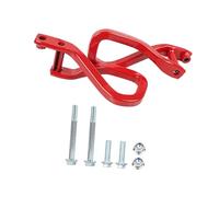 Milageto Ganci di traino anteriori, anello di traino, 84280203, accessori per veicoli, parte in metallo sostituisce l'anello del gancio di traino per auto, Rosso
