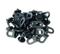 Milageto Ganci per Serre, Clip di Supporto per Serre, Forniture, Clip di Torsione Multifunzione, Morsetti di Fissaggio per di Fiori, vasi da Giardino, 50 Pz