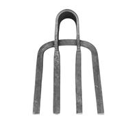 Milageto Garden Rake Weeds Rimozione Rimozione Strumento Manuale di rastrella , 18x28 Cm