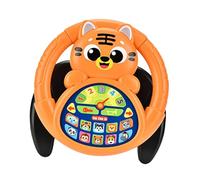 Milageto Giocattolo giocattolo del volante per bambini con il sound e il gioco musicale simulato controller di guida simulato con stand per regalo di, Orangina