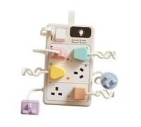 Milageto Giocattolo interattivo per Bambini Piccoli con Forme da Abbinare, Superficie Liscia, Portatile, per Lo Sviluppo della coordinazione Occhio-Mano, Bordi, Style C