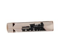 Milageto Giocattolo musicale con fischio del treno in legno per bambini Gioco di ruolo Favore di partito Giocattolo educativo Strumento musicale Sussidio, con Motivo