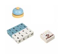 Milageto Gioco di Matematica Sicuro | Divertente, Resistente, Gioco in Legno con Tessere, per Famiglia, Scuola Infanzia