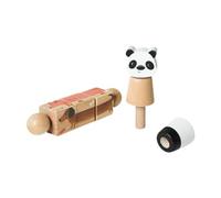 Milageto Gioco di Puzzle con Blocchi rotanti in Legno a Forma di Animali, Robusto e Portatile, Giocattolo sensoriale con Blocchi rotanti per Adulti e Bambini, Panda