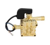Milageto Gruppo Testa Pompa 220V M22 Parte di Uscita Accessori ad Alta Pressione Testa Pompa Lavaggio Auto Ingresso 25mm per acquari Lavaggio Auto