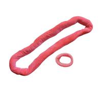 Milageto Hoop Lyra Hand Loop Strap Noose Heavy Duty 16 Pollici Attrezzatura per Il Fitness Professionale per l'allenamento della della Danza Amaca, Rosso Anguria
