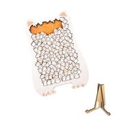 Milageto in Legno Irregolari per Adulti, di Animali, Decorazioni per la Stanza dei Cartoni Animati, creativi per Il Ringraziamento, Regali per, Gattino Cubo