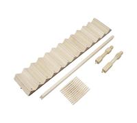 Milageto in Miniatura per casa delle Bambole in Legno in 1:12, Accessori per casa delle Bambole, Modello di gradini Non verniciati per Giocare, Corrimano Destro