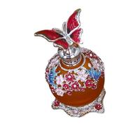 Milageto in Vetro, Dispenser di Profumo per Viaggio, Flacone di Olio Essenziale, Contenitore Portatile Multiuso Da 25 Ml per Donna, Arancia