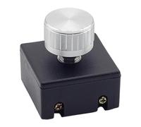 Milageto Interruttore dimmer AC110-220V Accessori Parti compatte Manopola dimmer 60W-300W per appartamento Hotel Comodino Lampada da tavolo Casa Camera da, Argento