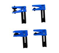 Milageto Kit di 4 morsetti per tubi in acciaio per auto, set di tappi per fluidi, morsetti automatici per l'arresto dei fluidi, parti di riparazione auto