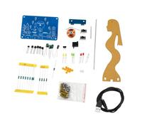 Milageto Kit Fai da Te per la Pratica di Saldatura a Oscillazione elettromagnetica con Luce RGB per saldatori Principianti, Bambini e Adulti