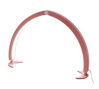 Milageto Lampada Trucco da Tavolo Lampada da Scrivania Arco Pieghevole Luce Cosmetica Illuminazione Uniforme Dimmerabile Tre Temperature per Manicure Ciglia, Rosa