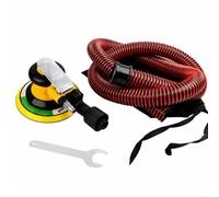 Milageto Levigatrice Rotorbitale Compatta | Corpo in Lega, Levigatrice Pneumatica, Interruttore di Controllo Regolabile, Lucidatrice Rotorbitale, per, 15 Cm, Con Raccolta Polvere