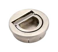 Milageto Maniglia Multifunzionale a Scomparsa per Porte di Armadi, Armadietti E Porte Scorrevoli, Argento Spazzolato