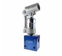 Milageto Manual Hydraulic Pump Pompa Idraulica Manuale Pompa a Mano Unità a Pressione Attuatore Idraulico con Struttura in, Pompa Manuale Con Blocco Valvola Tubolare 3/8