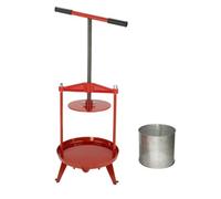 Milageto Manuale Vino Pressa Uva Spremi Frutta Spremi Formaggio con Vite Centrale Giri Comodi Doppie Impugnature Forato Acciaio Inossidabile Adatto per