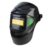 Milageto Maschera per saldatura con luce automatica alimentata ad energia solare, comoda da indossare, casco per saldatura, protezione per il viso anti-schizzi