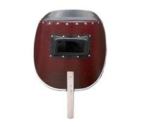 Milageto Maschera per saldatura portatile, protezione per il viso con maniglia, equipaggiamento protettivo resistente al calore per dispositivi portatili
