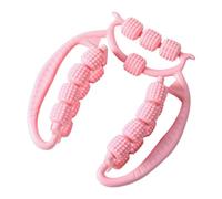 Milageto Massaggio Roller Deep Tissue Strumento di massaggio a 360 gradi Muscle Roller Holdhell da 20 ruote per gambe Attrezzatura braccio Sport da, Rosa