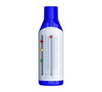 Milageto Misuratore di picco di flusso, spirometro leggero, professionale, facile da pulire, riutilizzabile, meccanico, per test domestici, velocità di flusso, Blu per Gli Adulti