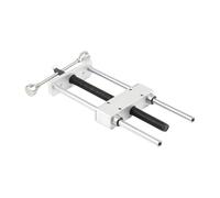 Milageto Morsa da banco per lavorazione del legno da 44,5 cm, multiuso, robusta, per banco da lavoro, per levigatura, falegnameria, Argent