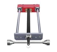 Milageto Morsa da banco per lavorazione del legno da 44,5 cm, multiuso, robusta, per banco da lavoro, per levigatura, falegnameria, Rosso