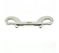 Milageto Moschettone Doppia Clip 100 Mm Robusto Snap Hook Doppio 100 Mm Compatto Moschettone a Doppia Molla per Subacquei
