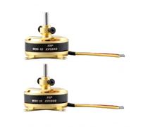 Milageto Motore Outrunner con Albero Cavo | In Metallo, Stabile, Motore Brushless con Kit di Accessori, per Acrobazie 3D e, Kv1800