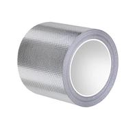 Milageto Nastro in alluminio e fibra di vetro, nastro protettivo termico, 20 m, multifunzionale, ignifugo, a prova di perdite, sigillante e riparatore per, Larghezza 10 Cm