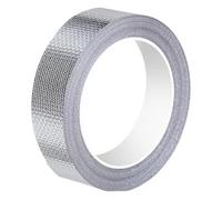 Milageto Nastro isolante in alluminio e fibra di vetro, autoadesivo, resistente agli strappi, sigillante e per riparazioni di metalli in forni, Larghezza 3 Cm