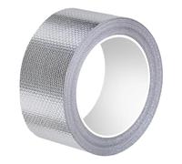 Milageto Nastro isolante in alluminio e fibra di vetro, autoadesivo, resistente agli strappi, sigillante e per riparazioni di metalli in forni, 5 Cm di Larghezza