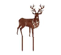 Milageto Natalizio da Giardino, picchetto da Terra in Ferro, Decorazione Natalizia, Cartello da Giardino a Forma di, per, Cortile,