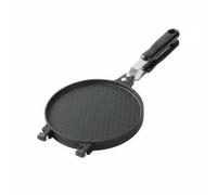 Milageto Nonstick Egg Roller Piastra Wafer Manuale Piastra Cialde Antiadherente con Manico Lungo E Corpo Piatto per Modellare Coni Cialdine E Rotolini, 17 Cm, Rotolo Di Uova Piccolo 17cm