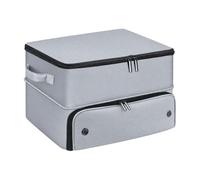 Milageto Organizer da Golf Pieghevole per Bagagliaio Portatile Baule da Golf con Tasche Multiple Stabile per Escursioni, Grigio
