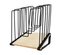 Milageto Organizer Inclinato per Libri File Robusto Organizer da Scrivania con Base Inclinata Sottile Portariviste da Scrivania per Aula Scolastica