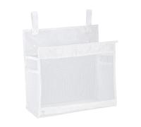 Milageto Organizzatore di giocattoli per il bagno in rete Organizzatore di giocattoli per la camera da letto, Asciugatura rapida, Supporto per giocattoli per, Bianco