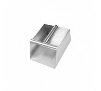 Milageto Paletta Acciaio Inox Paletta Manuale Paletta Metallo Edilizia Forma Robusta Facile da Usare Adatta per Materiali Costruzione Magazzino Casa, M
