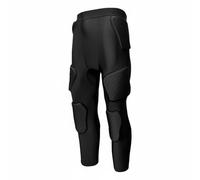 Milageto Pantaloni da Portiere con Protezioni Resistente agli Impatti Leggings Protettivi Imbottiti Tessuto Traspirante Shorts Imbottiti Antishock per Portieri, Numeric_120