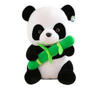 Milageto Peluche a Forma di Panda, Cuscino da Abbraccio, Giocattolo Decorativo per Auto, Compagno di Sonno, Cuscino Decorativo per Bambini, Adulti, Ragazzi, Ra, 30 cm