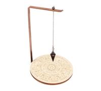 Milageto Pendolo da Tavolo con in Metallo Decorativo Espositore Autoportante Portaoggetti per Pratiche Spirituali, Stile C