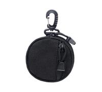 Milageto Piccola Borsa per Attrezzi da Esterno, Portatile, Multiuso, Mini Borsa portaoggetti per Chiavi, Auricolari, Monete, Zaino in Spalla, Arrampicata, Nero
