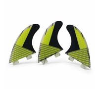 Milageto Pinna da Surf Leggera Pinna con Base a Doppia Stabile da Surf Base per Paddler, Mare